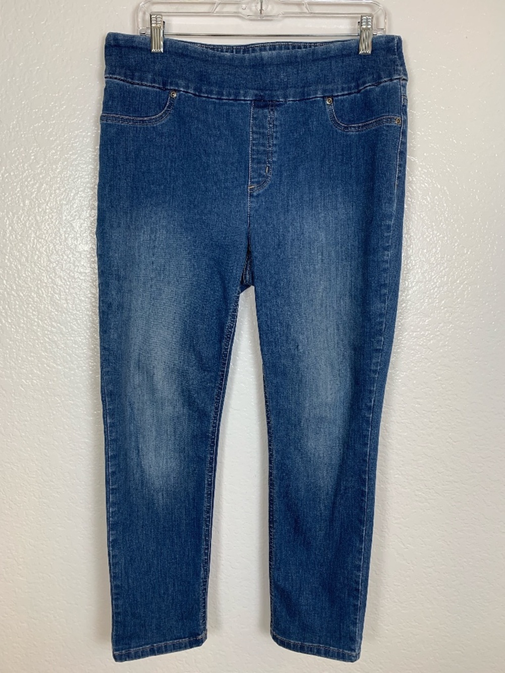 Chico's Perfect Stretch Soft Jegging Ankle 1.5/ US Medium 10 Blue Denim Jean